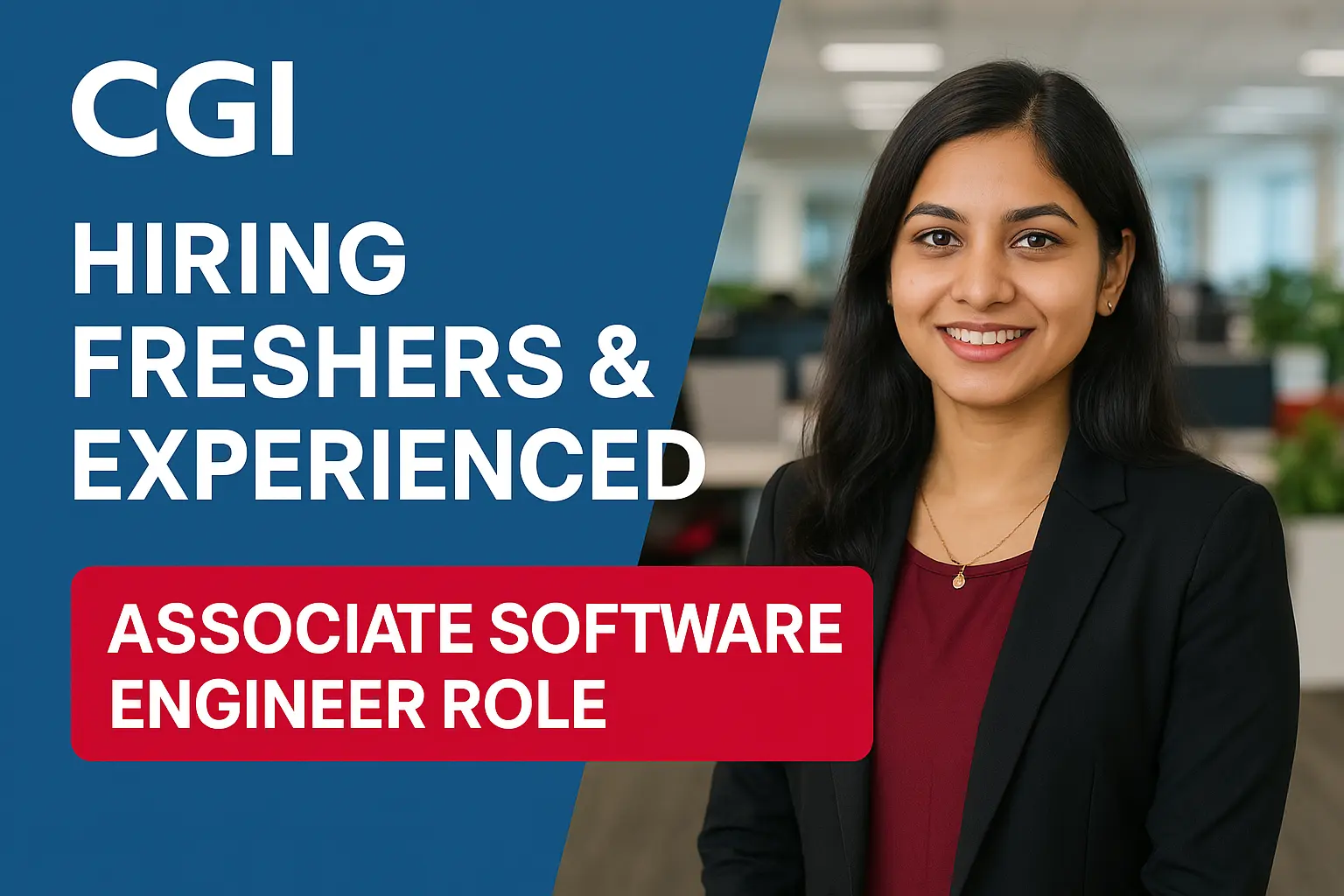 CGI Hiring Freshers & Experienced