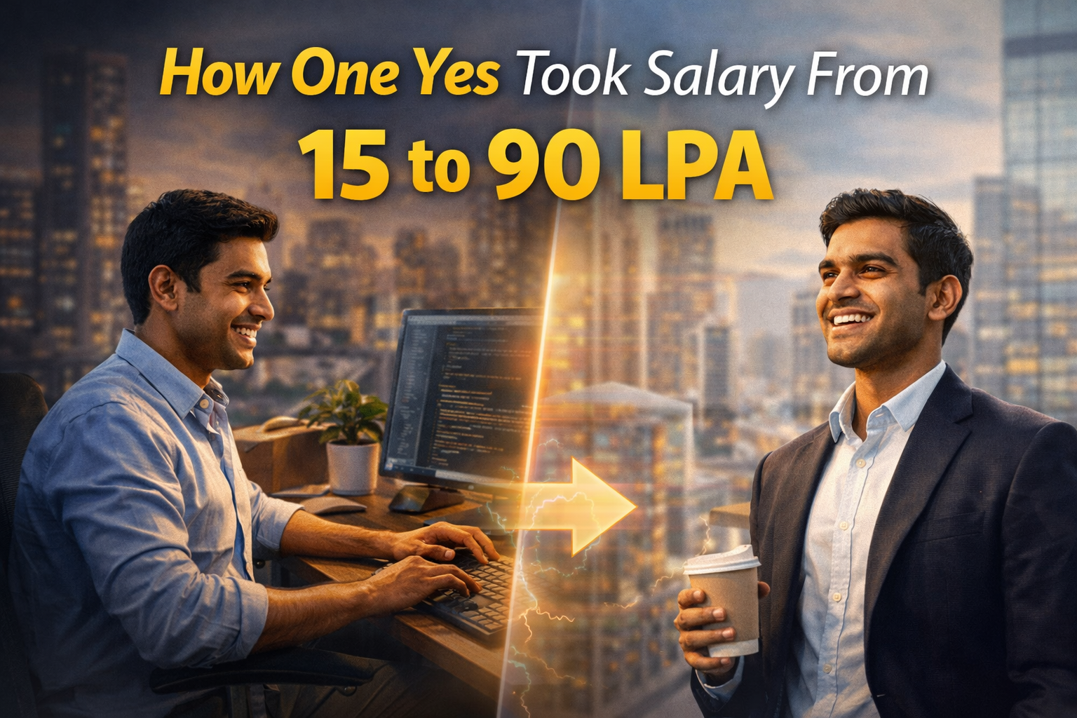 How One Yes Took Salary From 15 to 90 LPA