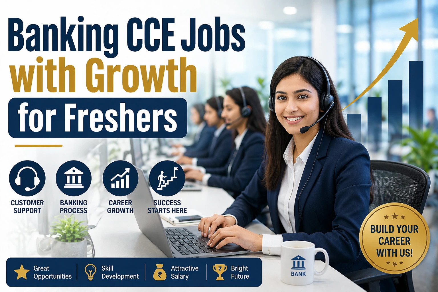 Banking CCE Jobs with Growth for Freshers
