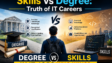 Degree vs Skills in IT Jobs India, IT career truth, skills vs degree comparison, job market India for freshers