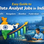 Data Analyst Jobs for Freshers in India with top cities like Delhi Bangalore Mumbai Hyderabad Chennai