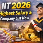 IIT 2026 Highest Salary & Company List Now
