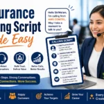 Insurance calling script guide for freshers with real examples and voice process job explanation