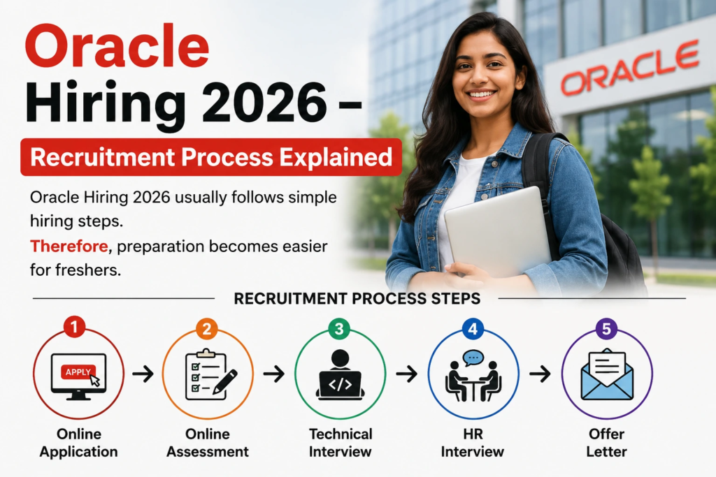 Oracle Freshers Recruitment 2026 – Eligibility, Salary, Selection Process and Apply Guide