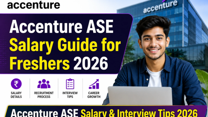Accenture ASE Salary Guide for Freshers 2026 with interview tips and recruitment process