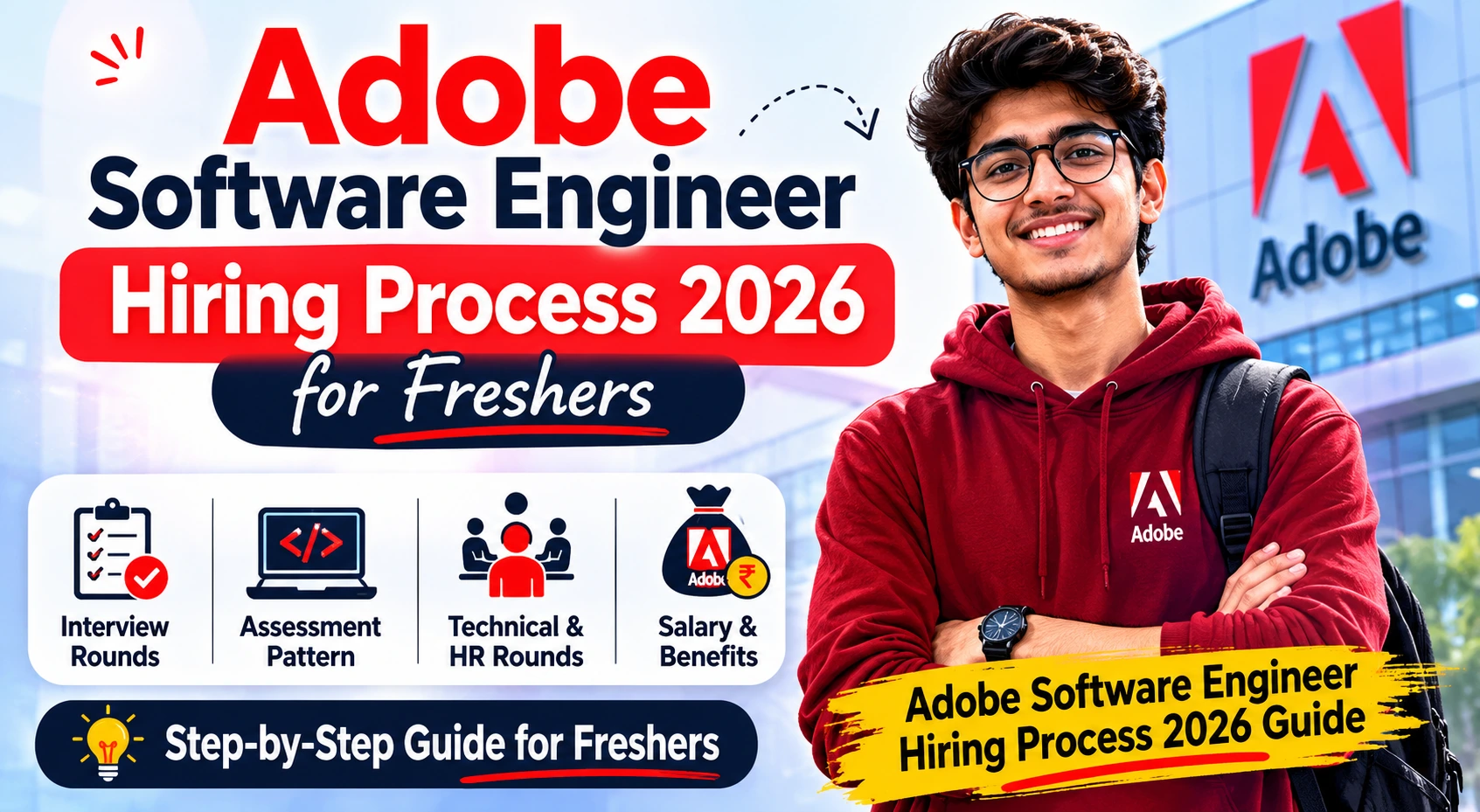 Adobe Software Engineer Hiring Process 2026 for Freshers