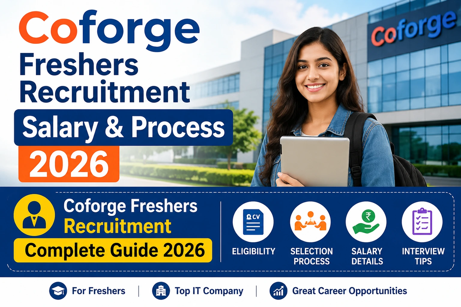 Coforge Freshers Recruitment 2026 Salary Process Complete Guide for Freshers