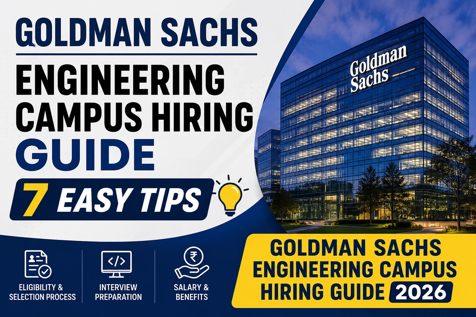 Goldman Sachs Engineering Campus Hiring Guide 2026 for Freshers
