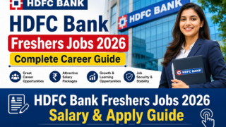 HDFC Bank Freshers Jobs 2026 Salary Details and Apply Guide