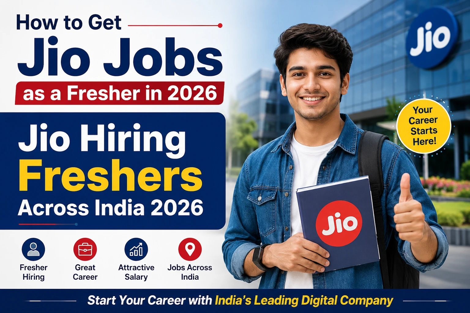 How to Get Jio Jobs as a Fresher in 2026 complete hiring guide for freshers across India