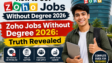 How to Get Zoho Jobs Without Degree 2026 for Freshers