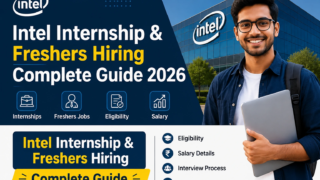 Intel Internship & Freshers Hiring 2026 complete guide for Indian freshers