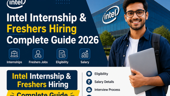 Intel Internship & Freshers Hiring 2026 complete guide for Indian freshers