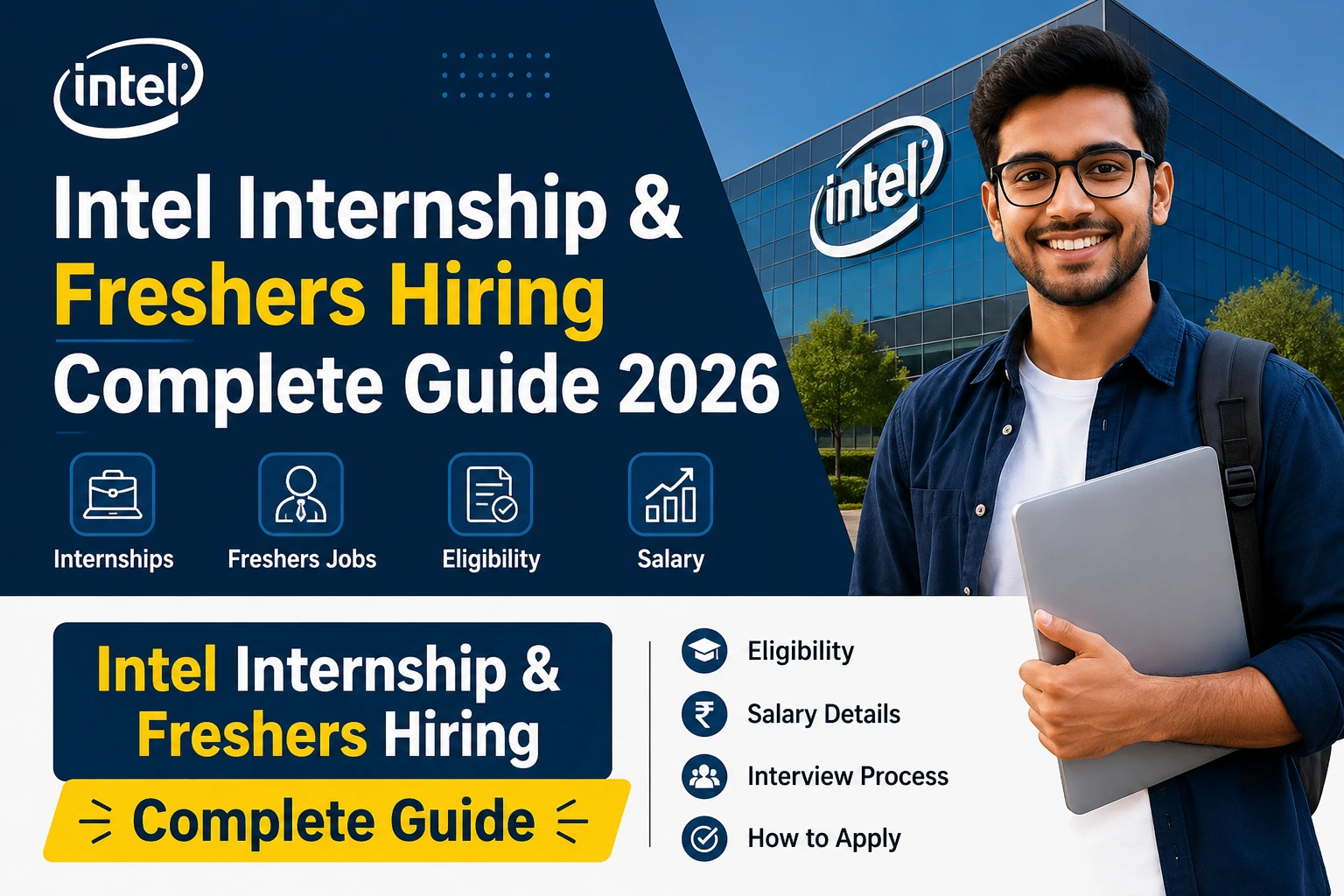 Intel Internship & Freshers Hiring 2026 complete guide for Indian freshers