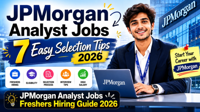 JPMorgan Analyst Jobs for Freshers in India 2026 thumbnail