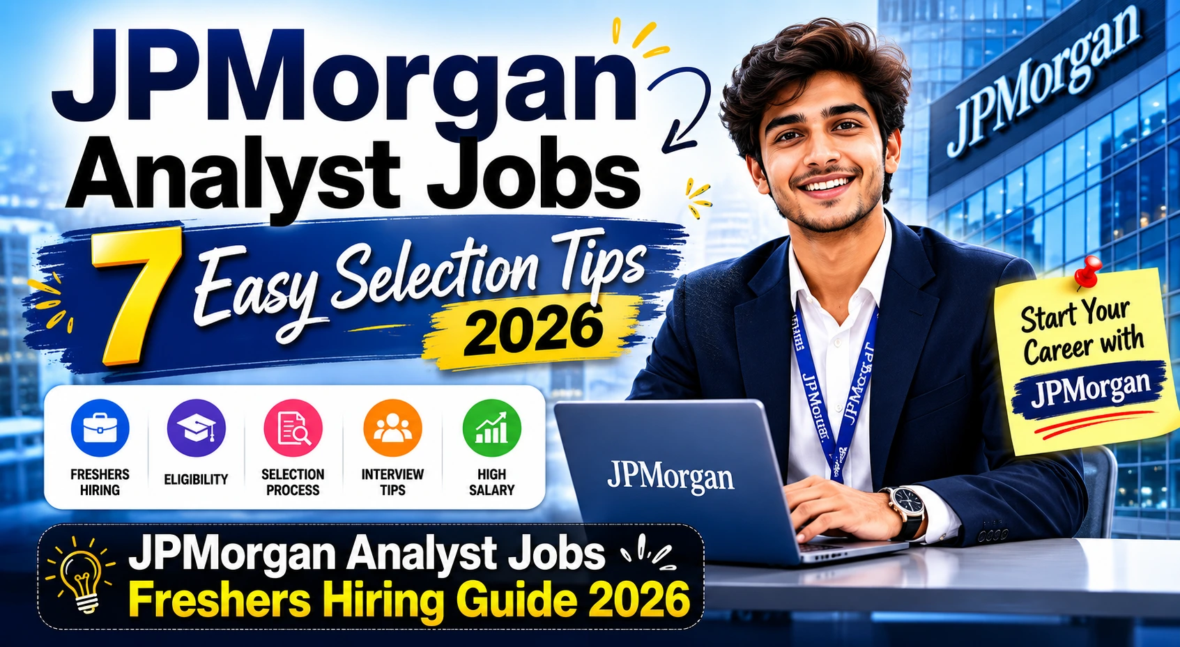 JPMorgan Analyst Jobs for Freshers in India 2026 thumbnail
