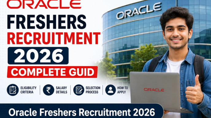 Oracle Freshers Recruitment 2026 – Eligibility, Salary and How to Apply