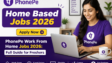 PhonePe Work From Home Jobs 2026 for freshers apply online guide