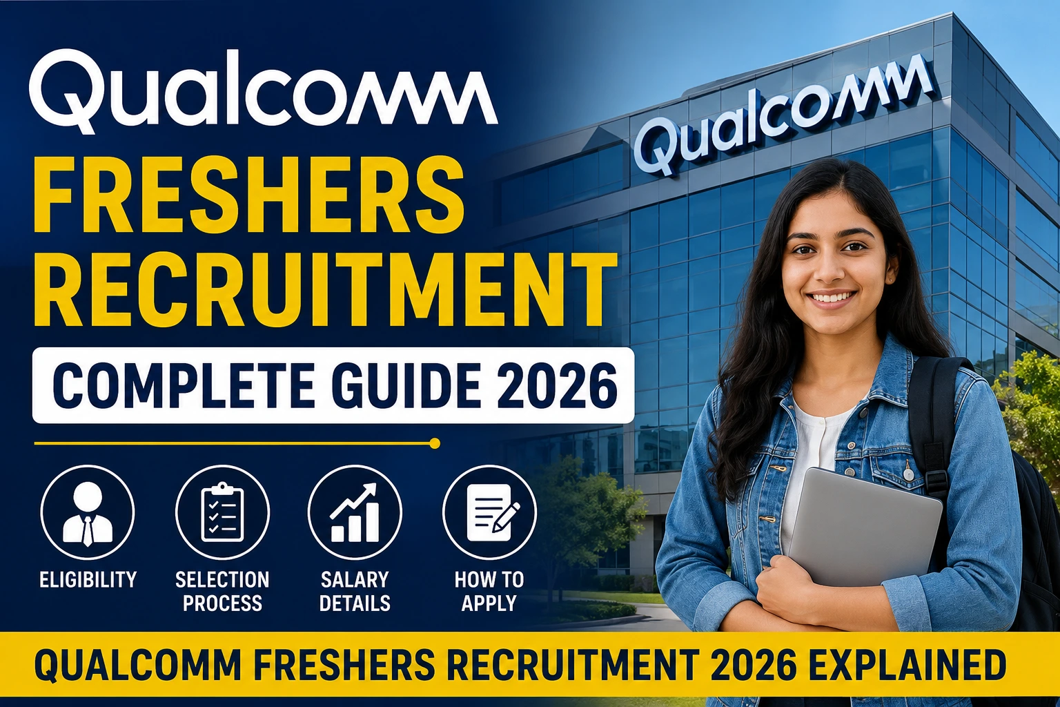 Qualcomm Freshers Recruitment 2026 hiring guide for freshers