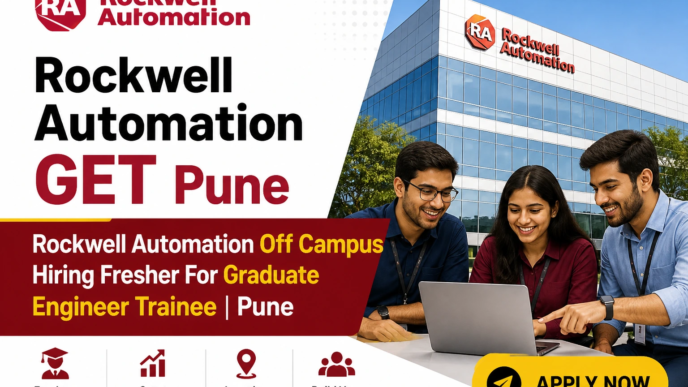 Rockwell Automation Off Campus Hiring 2026 for Graduate Engineer Trainee in Pune for freshers and engineering graduates