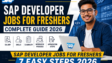 SAP Developer Jobs for Freshers 2026 salary skills eligibility guide