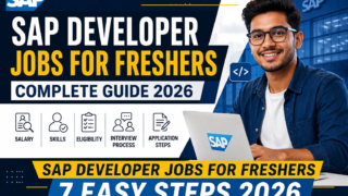 SAP Developer Jobs for Freshers 2026 salary skills eligibility guide