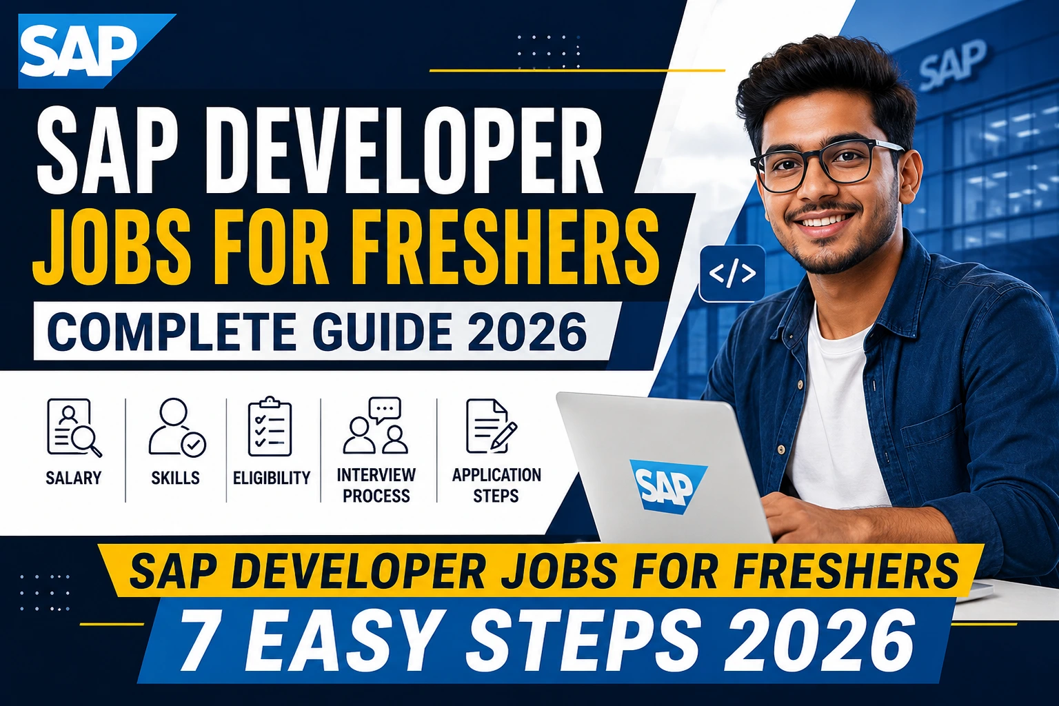SAP Developer Jobs for Freshers 2026 salary skills eligibility guide