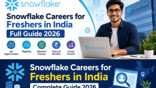 Snowflake Careers for Freshers in India 2026 complete guide, eligibility, salary, selection process and application details
