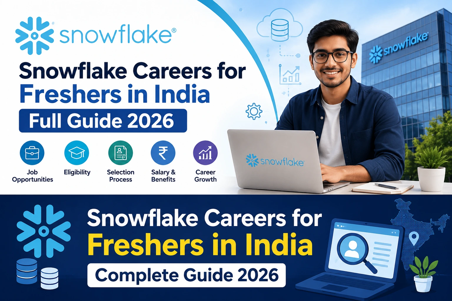 Snowflake Careers for Freshers in India 2026 complete guide, eligibility, salary, selection process and application details