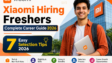 Xiaomi Hiring Freshers 2026 Tech and Non-Tech Jobs