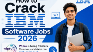How to Crack IBM Software Jobs 2026 Wipro hiring freshers for software jobs and online applications