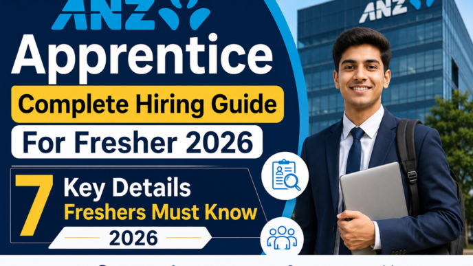 ANZ Apprentice 2026 Eligibility Salary Selection Process for Freshers