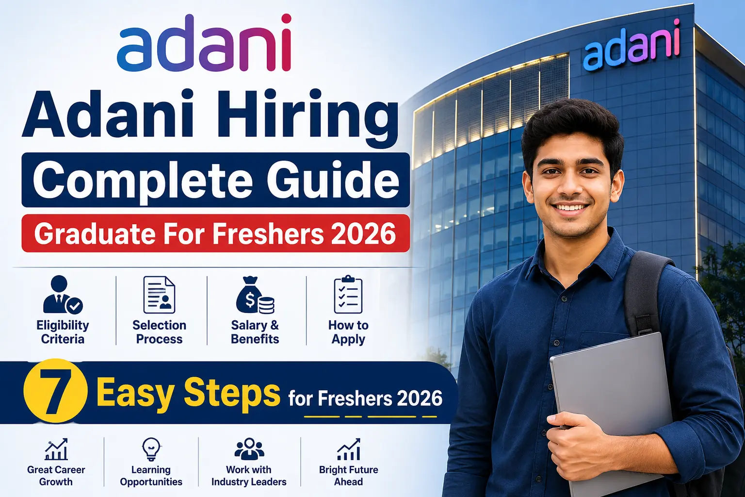 Adani Hiring 2026 Graduate Engineer Trainee Recruitment for Freshers
