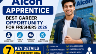 Alcon Apprentice 2026 Hiring Freshers Infrastructure Support Apprentice