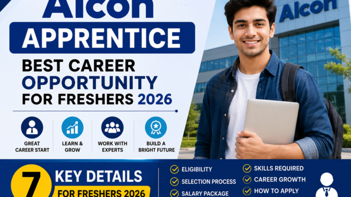 Alcon Apprentice 2026 Hiring Freshers Infrastructure Support Apprentice