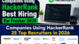 Companies Using HackerRank for Hiring Freshers in 2026 – Top 25 Recruiters