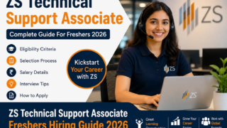 ZS Technical Support Associate Freshers Hiring Guide 2026 Pune