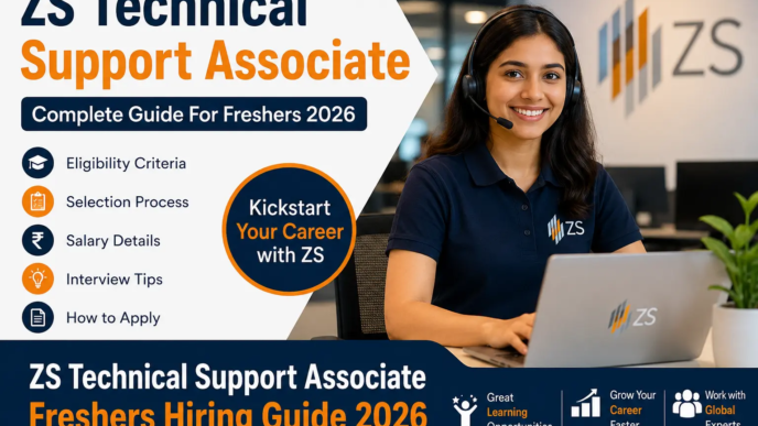 ZS Technical Support Associate Freshers Hiring Guide 2026 Pune