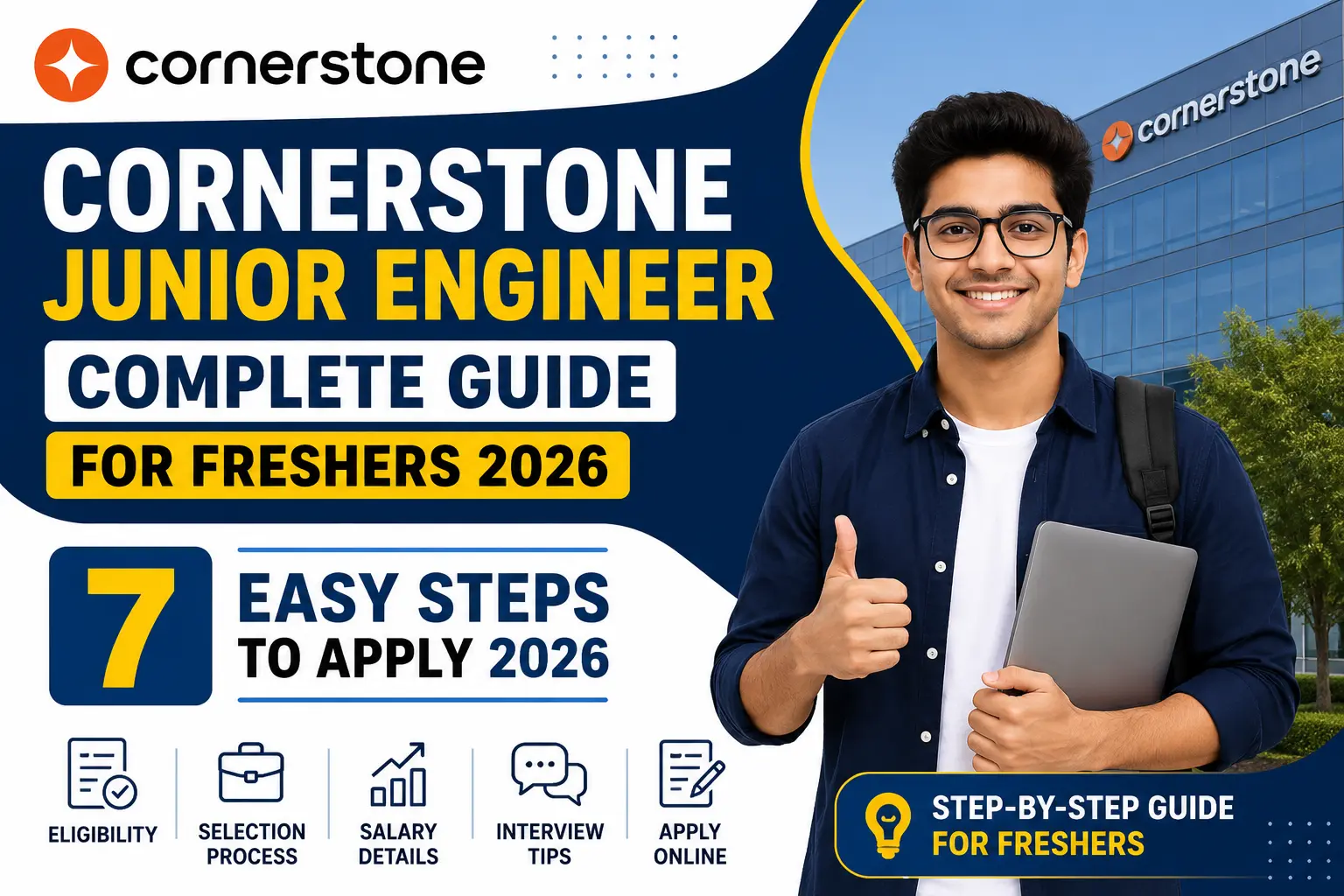 Cornerstone Junior Engineer Hiring 2026 Complete Guide for Freshers