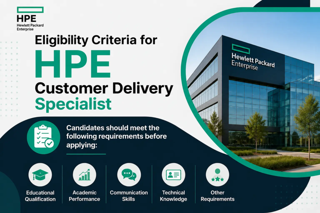 HPE Customer Delivery Specialist Hiring 2026 Complete Hiring Guide for Freshers