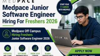 Medpace Off Campus 2026 Hiring Freshers for Junior Software Engineer