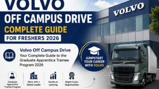 Volvo Off Campus Drive 2026 hiring freshers for Graduate Apprentice Trainee