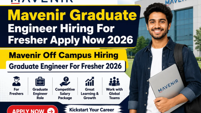 Mavenir Off Campus 2026 Hiring Graduate Engineer for Freshers Apply Now