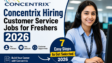 Concentrix Hiring 2026 Customer Service Jobs for Freshers Selection Process