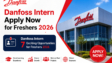 Danfoss Intern 2026 hiring freshers apply now internship opportunity