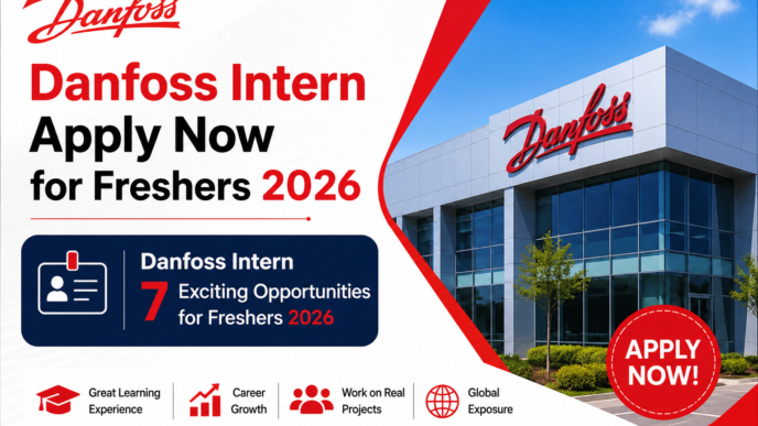 Danfoss Intern 2026 hiring freshers apply now internship opportunity