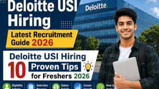 Deloitte USI Hiring 2026 for Freshers Eligibility Salary Selection Process