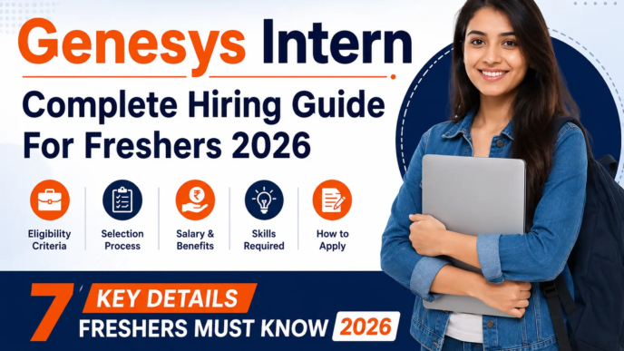 Genesys Intern 2026 Hiring Freshers Complete Guide
