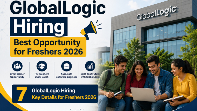 GlobalLogic Hiring 2026 Associate Software Engineer Recruitment for Freshers