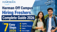 Harman Off Campus Hiring Freshers 2026 Complete Guide for Freshers